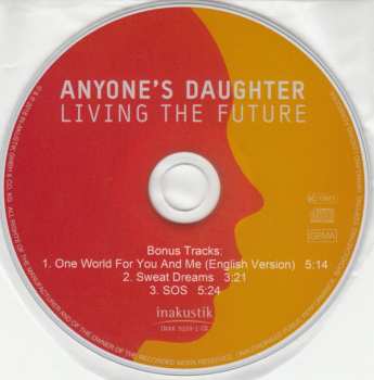 CD Anyone's Daughter: Living The Future 338170