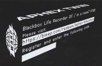 LP Aphex Twin: Blackbox Life Recorder 21f / In A Room7 F760 463584