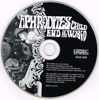 CD Aphrodite's Child: End Of The World 122292