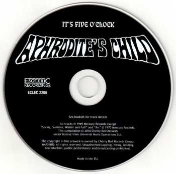 CD Aphrodite's Child: It's Five O'Clock 113232