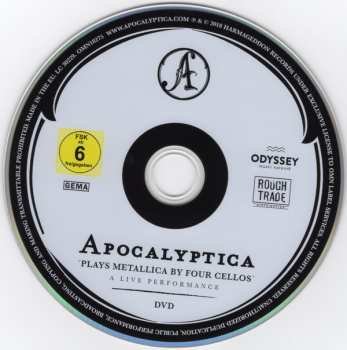 2CD/DVD Apocalyptica: 'Plays Metallica By Four Cellos' A Live Performance 28239