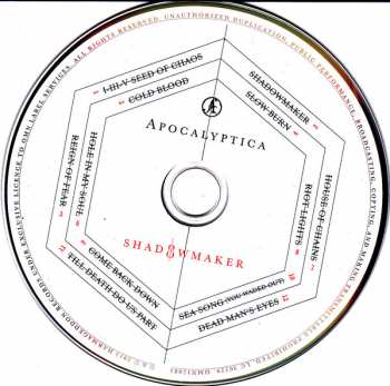 CD Apocalyptica: Shadowmaker LTD 32226