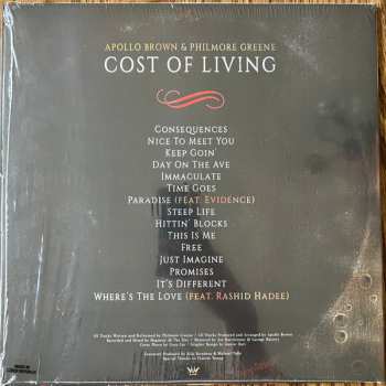 LP Apollo Brown: Cost Of Living CLR 465750