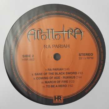 LP Apollo Ra: Ra Pariah LTD 454821
