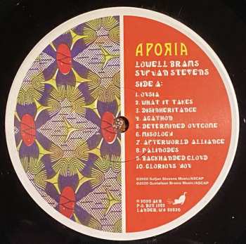LP Lowell Brams: Aporia 2568