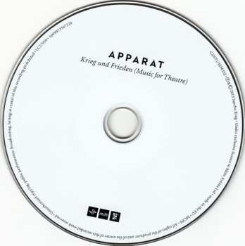 LP/CD Apparat: Krieg Und Frieden (Music For Theatre) LTD | CLR 358385
