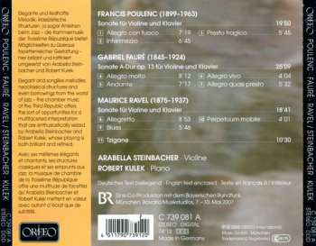 CD Arabella Steinbacher: Fauré, Poulenc, Ravel 286882