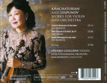 CD Aram Khatchaturian: Concerto-Rhapsody, Sonata-Monologue For Solo Violin, Violin Concerto 320706