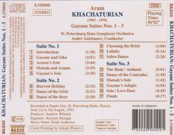 CD Aram Khatchaturian: Gayane: Suites Nos. 1 - 3 439433