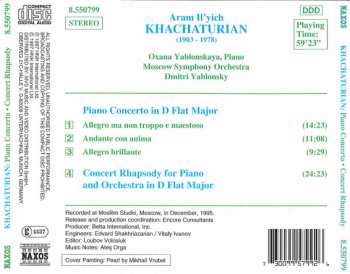 CD Aram Khatchaturian: Piano Concerto - Concert Rhapsody 245898