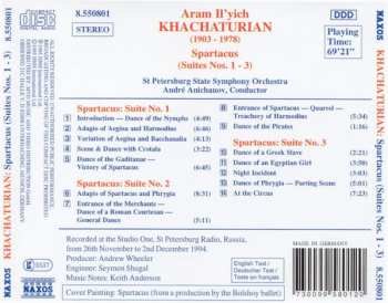 CD Aram Khatchaturian: Spartacus (Suites Nos. 1 - 3) 287179