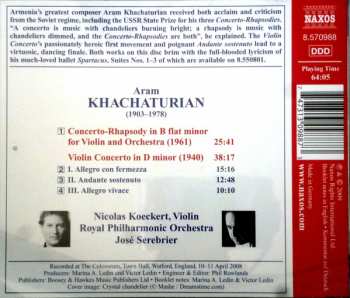 CD Aram Khatchaturian: Violin Concerto / Concerto-Rhapsody 179540