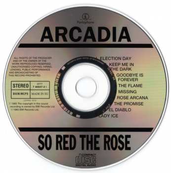 CD Arcadia: So Red The Rose 392039