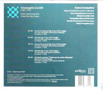 CD Arcangelo Corelli: Arcangelo Corelli - Solos And Concertos Fitted For The Flutes 191390