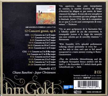 2CD Arcangelo Corelli: Concerti Grossi Op. 6 105395