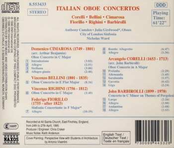 CD Arcangelo Corelli: Italian Oboe Concertos 311952