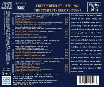 CD Arcangelo Corelli: Kreisler, The Complete Recordings • 9 468604