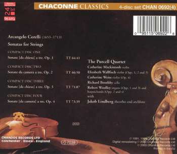 4CD Arcangelo Corelli: Sonatas For Strings 153215