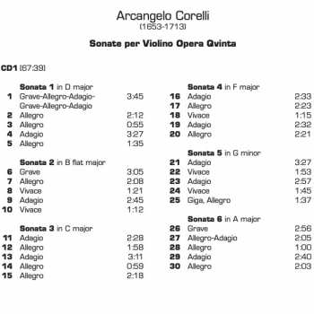 2CD Arcangelo Corelli: Violin Sonatas Op.V 324413