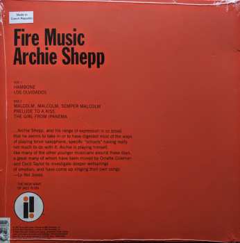 LP Archie Shepp: Fire Music 68759