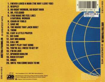 CD Aretha Franklin: 20 Greatest Hits 423416