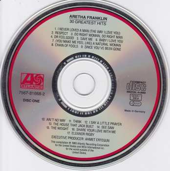 2CD Aretha Franklin: 30 Greatest Hits 381799