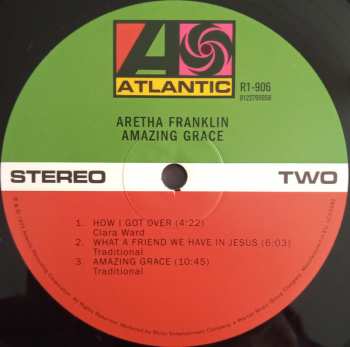 2LP Aretha Franklin: Amazing Grace 47399