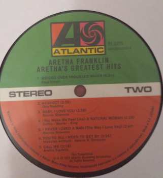 LP Aretha Franklin: Aretha's Greatest Hits