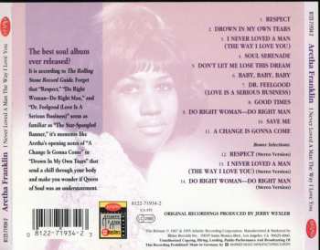 CD Aretha Franklin: I Never Loved A Man The Way I Love You