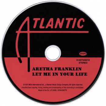 CD Aretha Franklin: Let Me In Your Life 47404