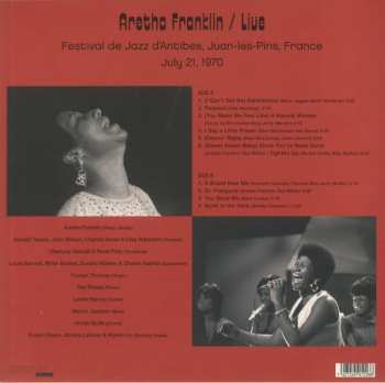 LP Aretha Franklin: Live- Festival De Jazz D'Antibes, Juan-Les-Pins, France July 21, 1970 154717