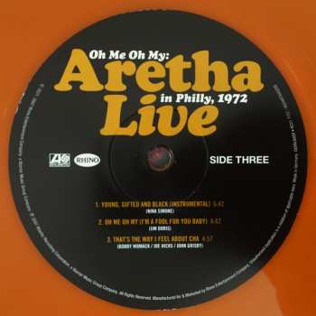2LP Aretha Franklin: Oh Me Oh My: Aretha Live In Philly, 1972 LTD | CLR 56651