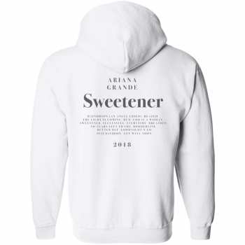 Merch Ariana Grande: Ariana Grande Unisex Pullover Hoodie: Sweetener (back Print) (large) L