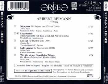 CD Aribert Reimann: Lieder 318525