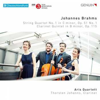 Album Aris Quartett: String Quartet No. 1 In C Minor, Op. 51 No. 1 / Clarinet Quintet In B Minor, Op. 115
