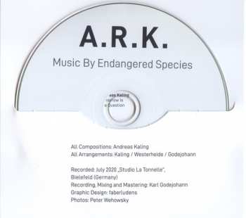 CD A.R.K.: Music by Endangered Species 190445