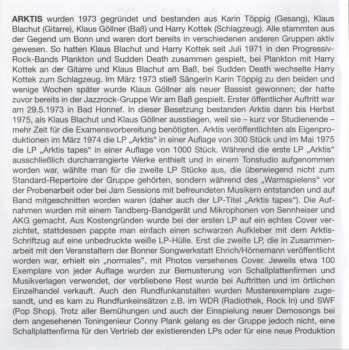 CD Arktis: Last Arktis Tapes 158068