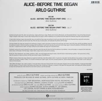LP Arlo Guthrie: Alice-Before Time Began  LTD | CLR 320150