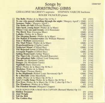 CD Armstrong Gibbs: Songs By Armstrong Gibbs 334008