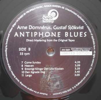 LP Arne Domnérus: Antiphone Blues LTD | NUM