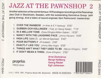 CD Arne Domnérus Jazzgrupp: Jazz At The Pawnshop 2 473257