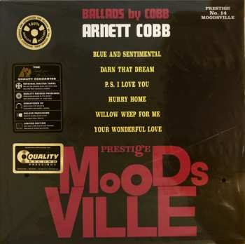 LP Arnett Cobb: Ballads By Cobb NUM 537255