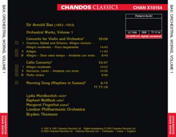 CD Arnold Bax: Orchestral Works, Volume 1 120352