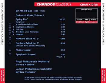 CD Arnold Bax: Orchestral Works Volume 2: Mediterranean · Spring Fire · Symphonic Scherzo · Northern Ballads Nos 2 & 3 287099