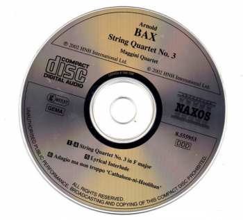 CD Arnold Bax: String Quartet No. 3 113378