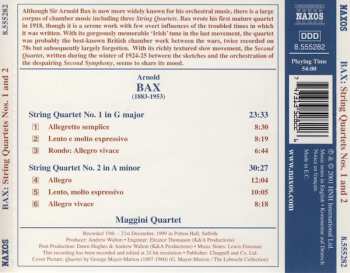 CD Arnold Bax: String Quartets Nos. 1 And 2 360031