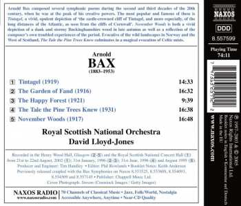 CD Arnold Bax: Symphonic Poems. Tintagel. November Woods. The Tale The Pine Trees Knew 191914