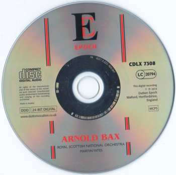 CD Arnold Bax: Symphony In F (1907) 323119