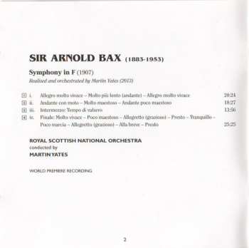 CD Arnold Bax: Symphony In F (1907) 323119