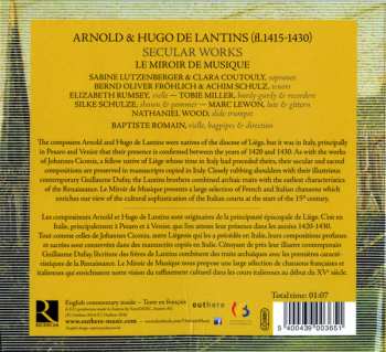 CD Arnold de Lantins: Secular Works 524153